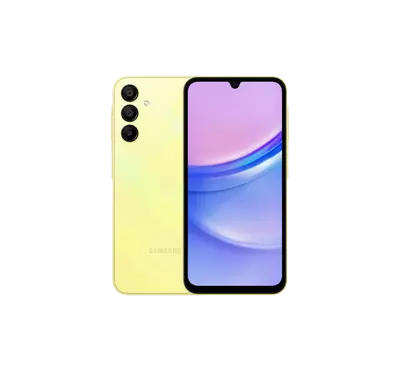 Samsung Galaxy A15 5G , 4GB,128GB, Yellow .