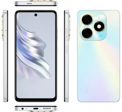 TECNO KJ5n SPARK 20, 256GB,4G,READ CAM 50MP+AI, CYBER WHITE