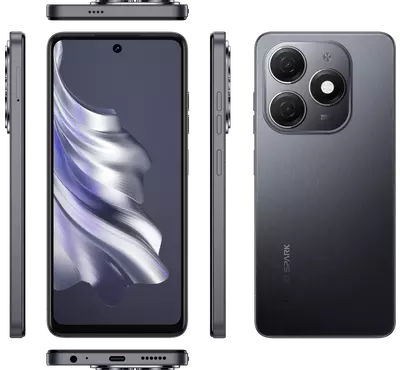 TECNO KJ5n SPARK 20, 256GB, 4G, READ CAM 50MP+AI , GRAVITY BLACK