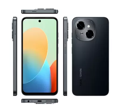 TECNO SPARK GO 1, 4GB, 128GB, 4G, Startrail Black