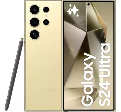 Samsung GALAXY S24 ULTRA 6.8 Inch Smartphone 256GB 5G Titanium Yellow