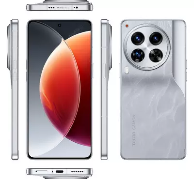 TECNO CAMON 30 Premier, 5G, 512 GB, Snowy Silver