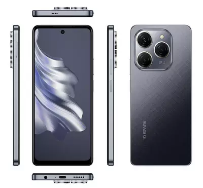 TECNO KJ6 SPARK 20 Pro 256GB, 2 SIM, Moonlit Black