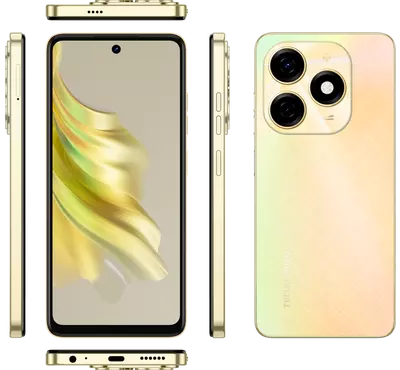 TECNO KJ5n SPARK 20, 256GB, 4G, READ CAM 50MP+AI, NEON GOLD