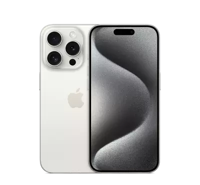 Apple iPhone 15 Pro, 5G, 6.1 inch, 128GB, White Titanium