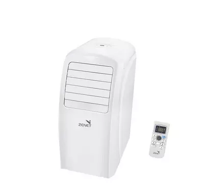 Zenet, 1.25T, Portable A/C T3, Rotary Compressor, 15000BTU, White