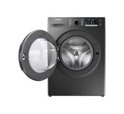 Samsung 8 KG Front Load Washer, Digital Inverter Technology, Inox