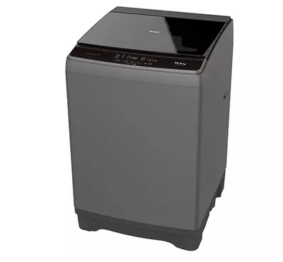 Sharp Washing Machine Top Load, 15 KG, Dark Silver