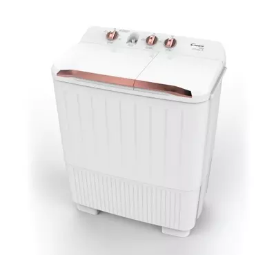 Candy 9/5KG Twin Tub Washing Machine, Semi-Automatic, White