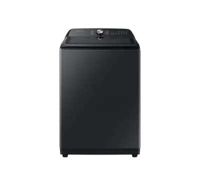 Samsung 22.0KG Washing Machine Top Load With Hygiene Steam, Black.