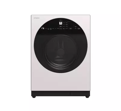 Hitachi 12kg/8kg Font Load Washer Dryer, 14 Programes, White.