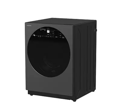 Hitachi 12kg Front Load Washing Machine, 14 Programes, Grey.