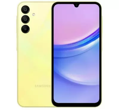 Samsung Galaxy A15, 4G, 6.5 Inch, 128GB, Yellow